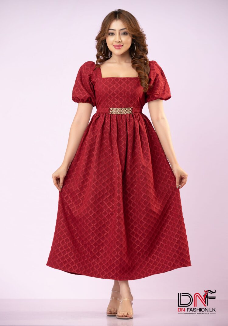 Elara Emboss Maxi Dress 02
